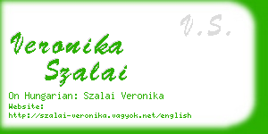 veronika szalai business card